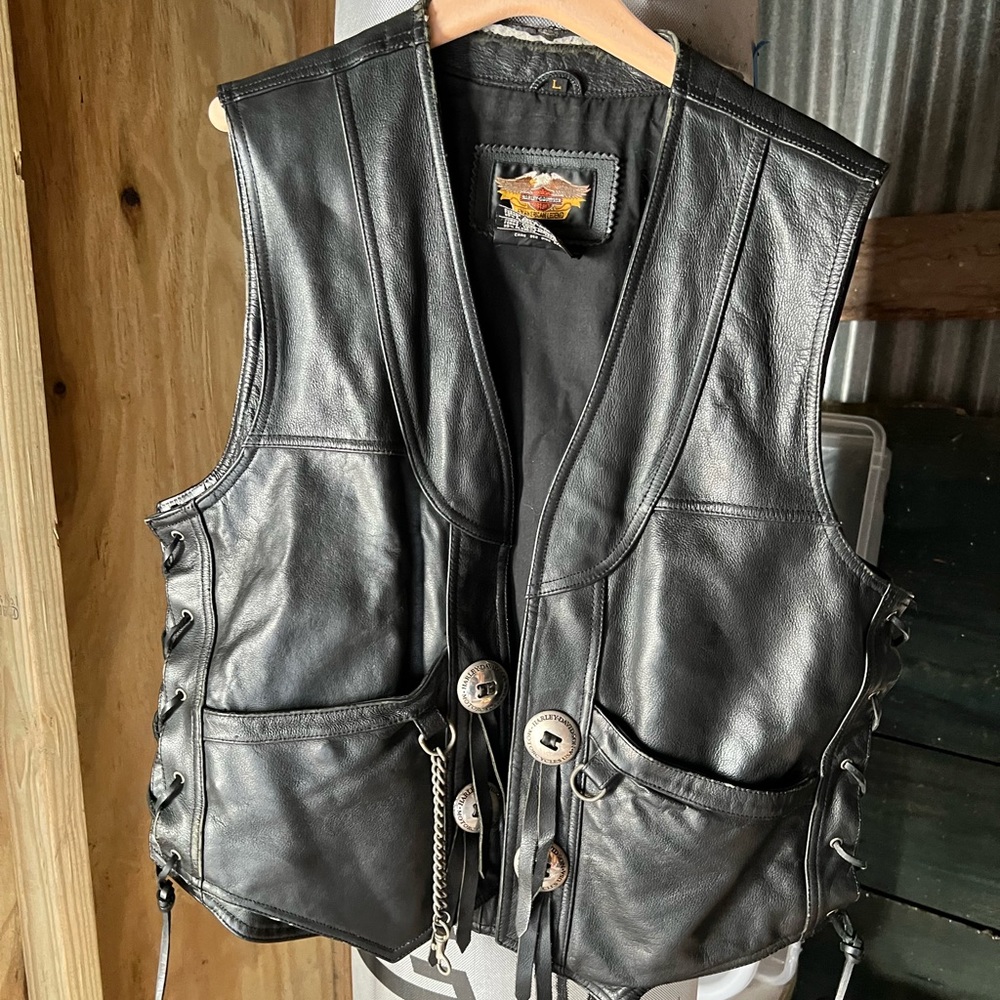 Harley Davidson Leather Vest